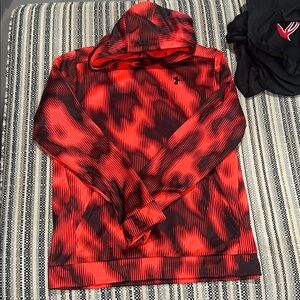 Under Armour Red and Black Hoodie